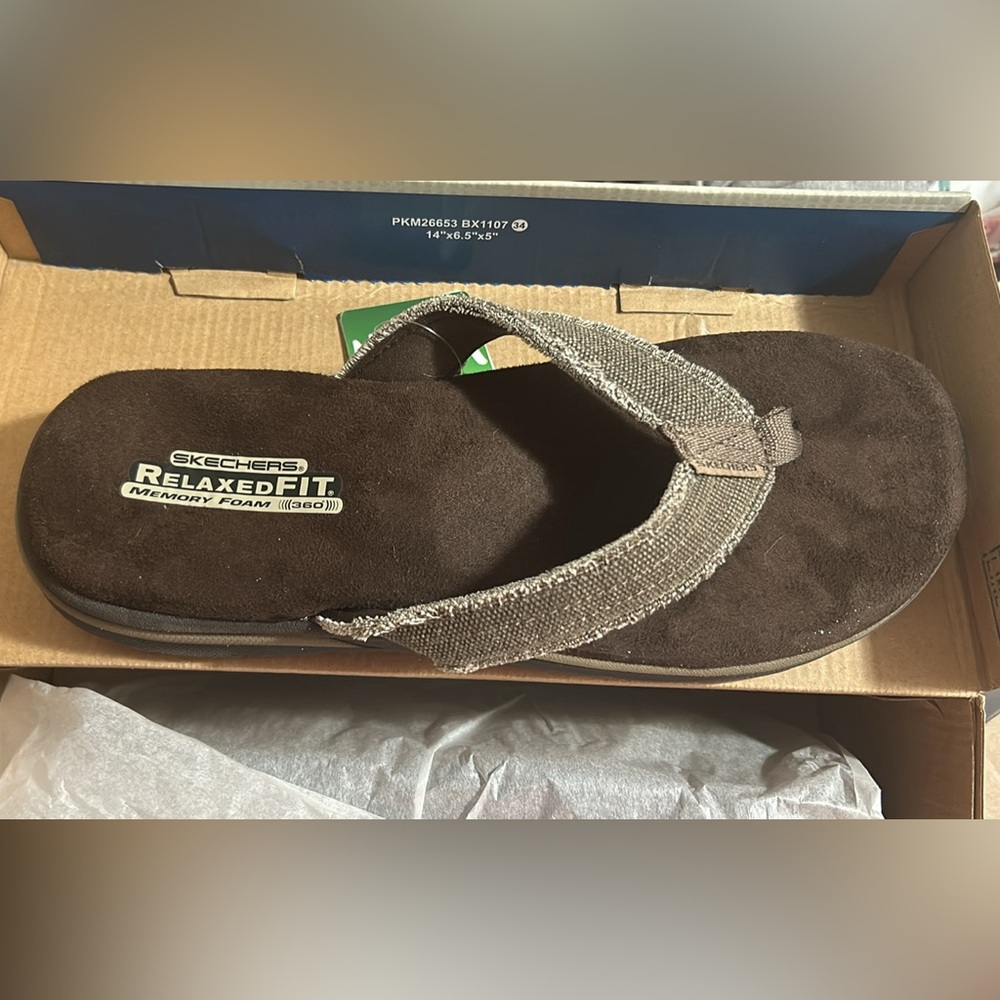 Sketchers relaxed fit men's flip flop sandals